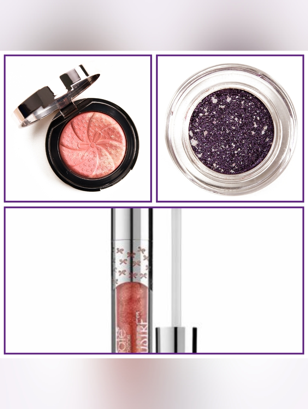 3 Pack - Illuminating Blush, Marbled Metal Eyeshadow & Lip Lustre